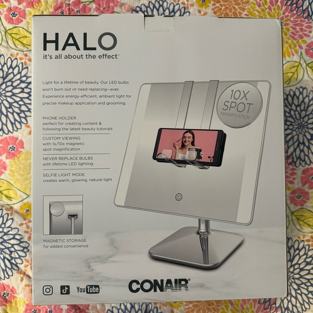 NIB conair halo social media mirror - Picture 3 of 4